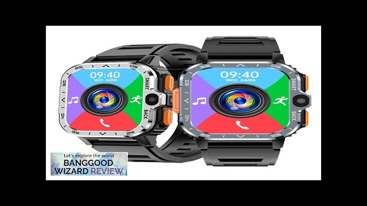 PGD WATCH 2.03inch HD Screen 4G Net Quad Core Built-in HD 2MP+8MP Review