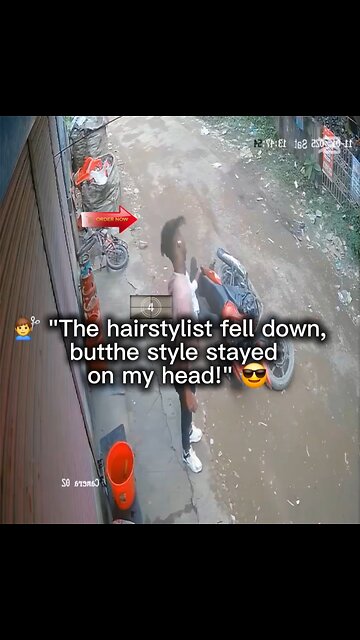 “A real hairstylist never loses balance… only clients do!”