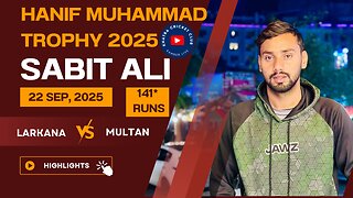 Hanif Muhammad Trophy 2025: Sabit Ali Siyal’s 141* for Larkana Region Against Multan