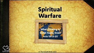 Acts 19:13-20 Spiritual Warfare Again