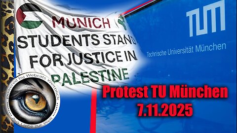 Technische Universität München Protest gegen Zusammenarbeit der TU mit Israel