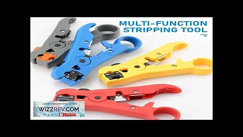 All-In-One Stripping Tool Wire Stripper RG59 RG6 RG11 RG7 Coaxial Cable Stripper Review