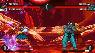 MUGEN - Dark Sakura & Neo Dark Chun Li vs. Dark Ryu & Dark Ken - Download