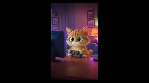 Cat suddenly becomes a pro gamer
