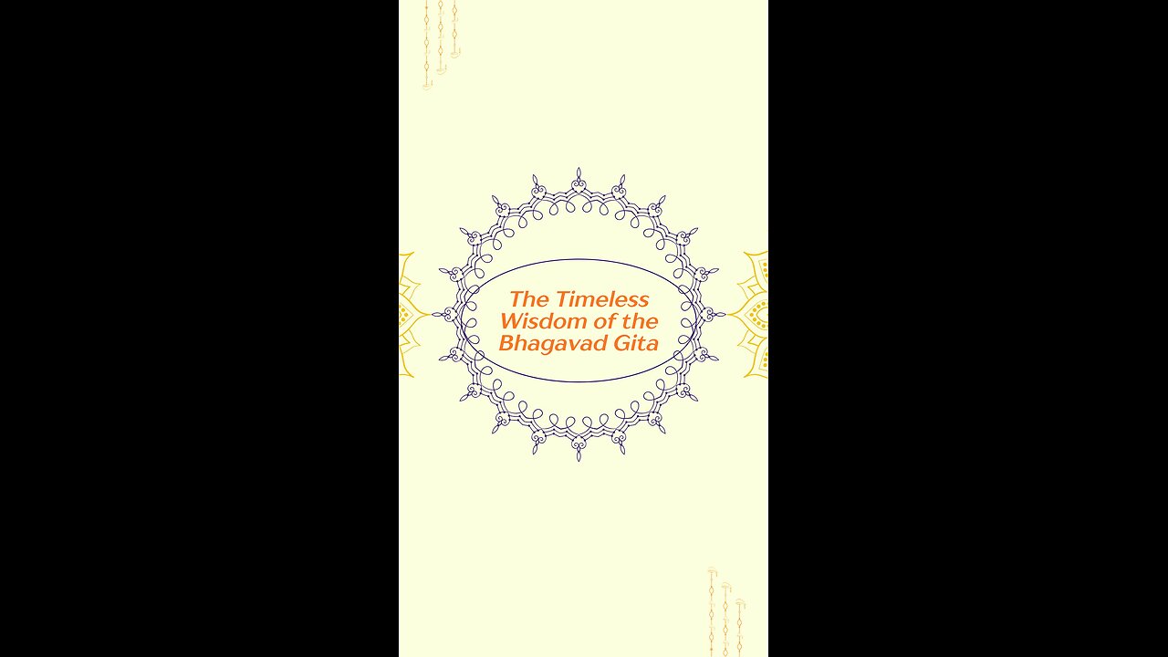 The Gita’s Wisdom 🌿 | A Complete Philosophy for Life & Dharma