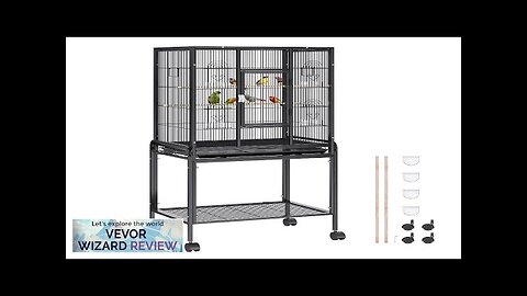 VEVOR 54 inch Standing Large Bird Cage Carbon Steel Flight Bird Cage Review