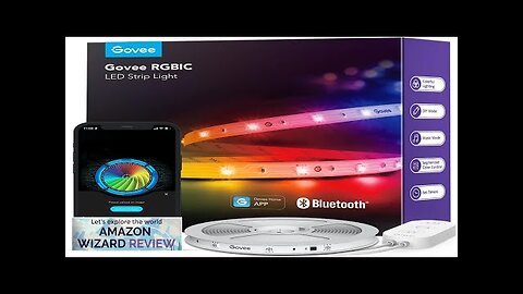 Govee RGBIC LED Strip Lights Smart LED Lights for Bedroom Bluetooth LED Review