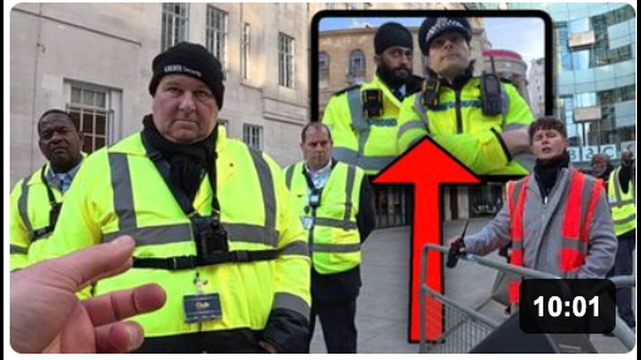 BBC Security called the POLICE on me