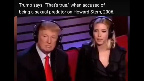 🎮 THROWBACK: Epstein Files? Trump admits sex predator status on camera