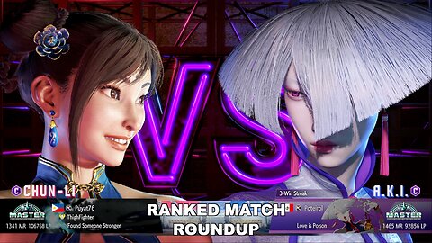 Kuya Kalbo SF6 Ranked Roundup. Chun Li Master Rank [Hori Fight Stick]