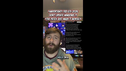 Your start bar is going to disappear.