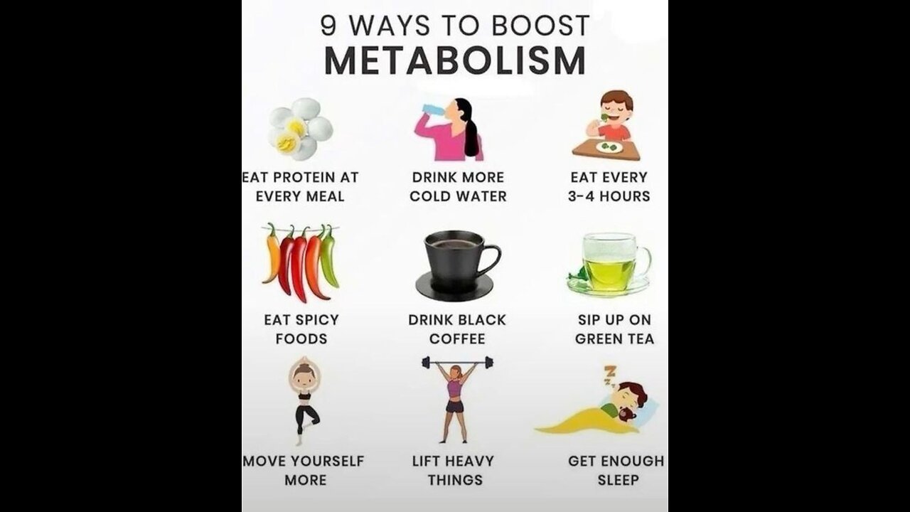 9 ways to boost metabolism