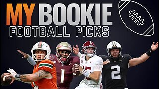 MyBookie Football Picks: Alabama, Texas, Miami + NFL Week 5 Predictions!