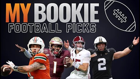 MyBookie Football Picks: Alabama, Texas, Miami + NFL Week 5 Predictions!