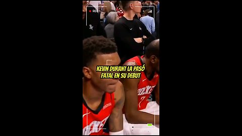 Kevin Durant Tuvo Su Debut Con Los Houston Rockets y Fue Una Locura Total!