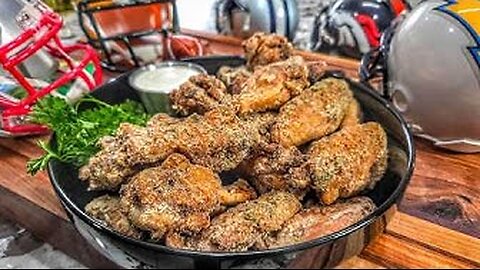 Crispy Baked Ranch Chicken Wings