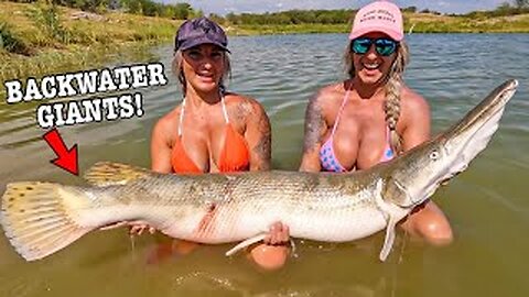 Bowfishing the Texas BORDER Waters For Giant FISH!!! (They’re Everywhere!!)
