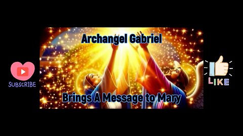 Archangel Gabriel Has a Message for Mary - Luke 1:28-38 - #shorts #archangels #angel #shortvideo