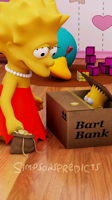 Bart Bank 💲💲💲 #shorts #animation #funny