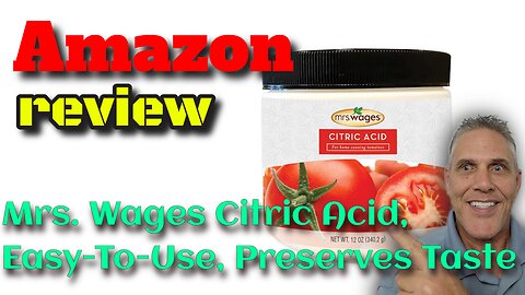 #Review Mrs. Wages Citric Acid, Easy-To-Use, Preserves Taste & Freshness