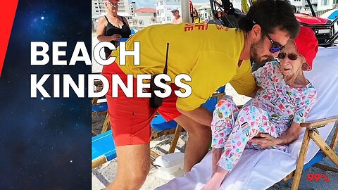 Lifeguards Fulfill 95-Year-Old Woman's Beach Dream Daily: Heartwarming Acts of Kindness