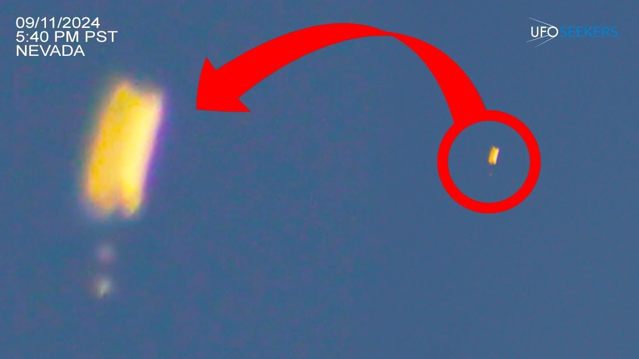 Mystery Balloon Floating Above Southern Nevada (09/11/2024)