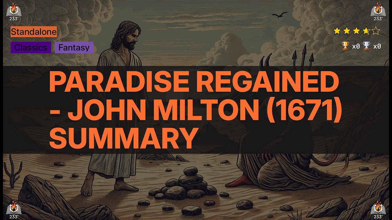 Paradise Regained - John Milton (1671) Summary