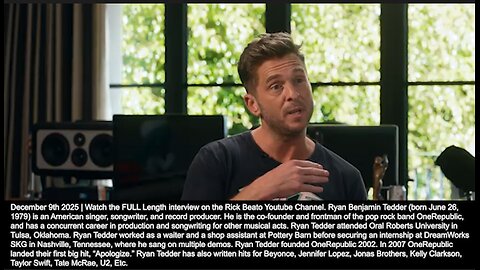 Ryan Tedder | "Sienna Spiro Is a New Artist T hat Is Kind of Popping Off Right Now In the UK...I Heard Her Sing a Cover a Year Ago...& I Was Like...I Have to Work With That Person, That Voice Is the Best I've Heard Since Adele."