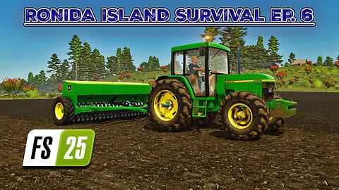 Survival on Ronida Island #6 | Sowing Oats. Mowing a New Meadow. | Farming Simulator 25