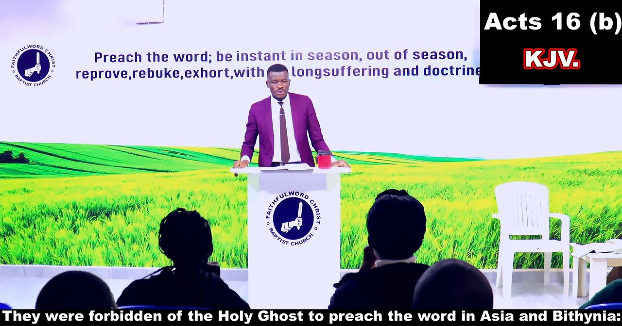 They were forbidden of the Holy Ghost to preach the word in Asia and Bithynia: