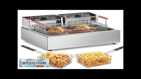 VEVOR Commercial Electric Deep Fryer Countertop Deep Fryer 3000W 18Qt / 17L Review