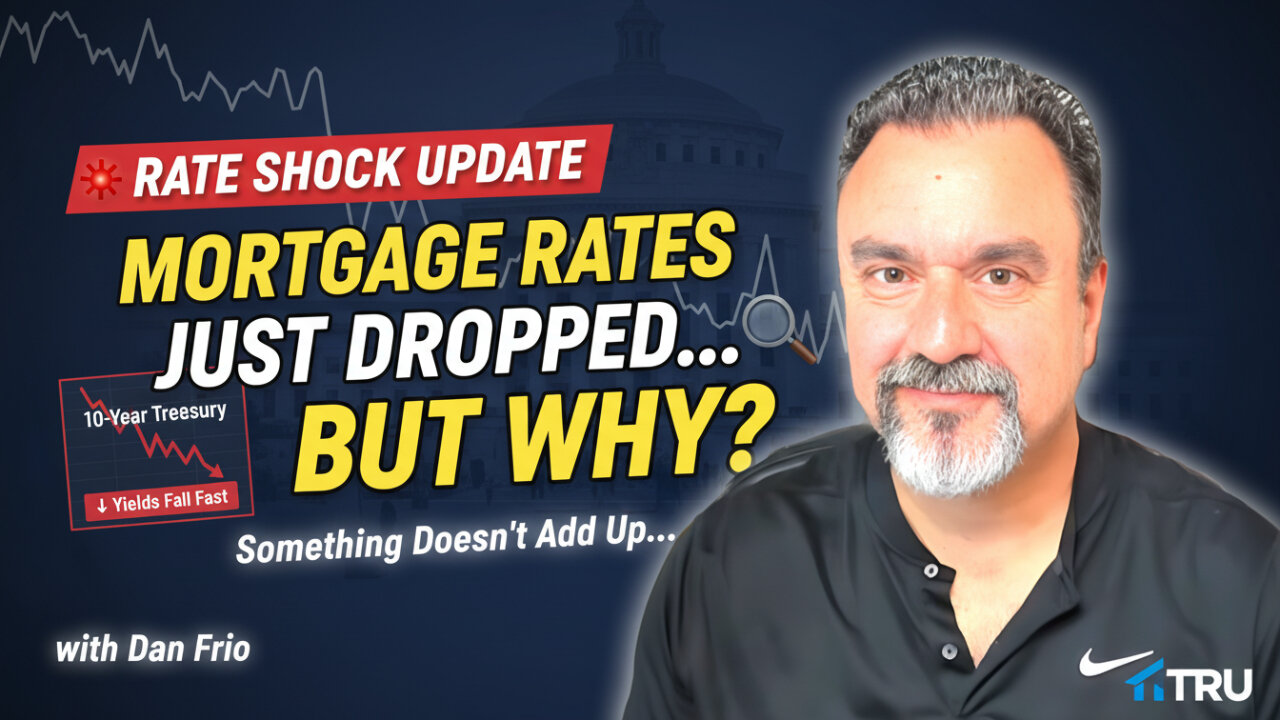 Mortgage Rates Just Dropped… But WHY? 🤔 (Something Doesn’t Add Up)