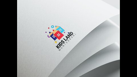 How to create kids logo in illustration