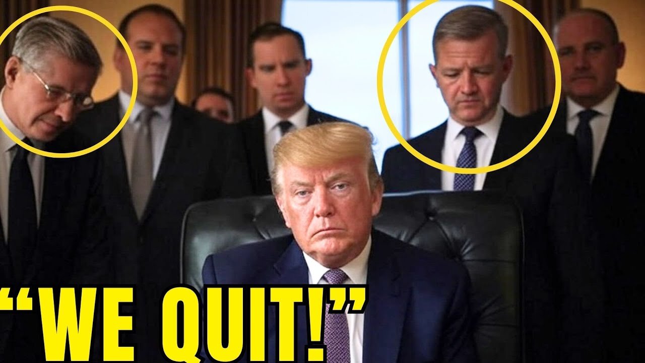 TRUMP's 800 TOP STAFF QUIT at the SAME TIME: "we're WALKING OUT!"