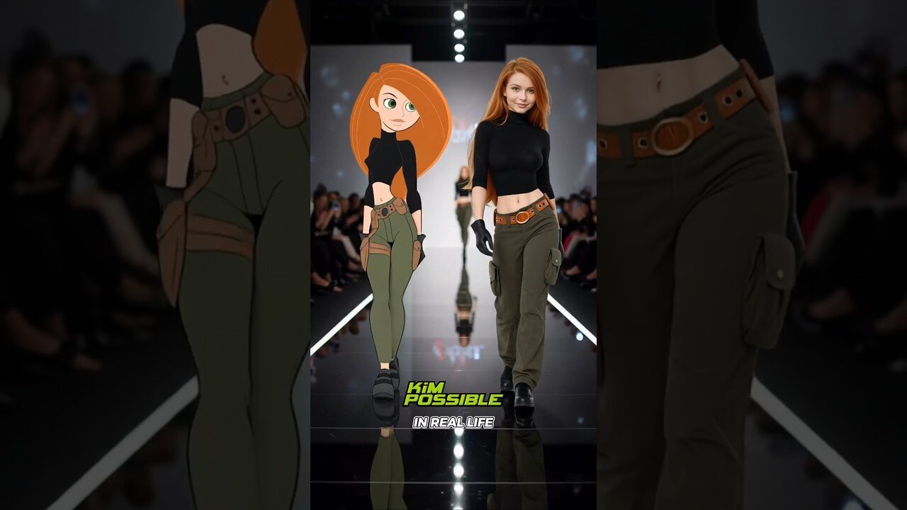What if Kim Possible was brought to life? 😍