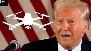 WATCH: Trump Says He Will Give Report on Drones "One Day into the Administration"