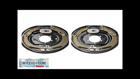 VEVOR Electric Trailer Brake Assembly 12" x 2" 1 Pair Self-Adjusting Electric Review