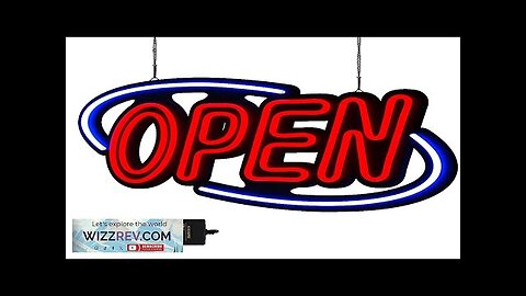 VEVOR Sign Open 31.5x15.7 inch Neon Open Sign 30W LED Open Sign Review