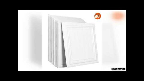 VEVOR Ceiling Tiles 96-Pack 20 x 20 in Polystyrene Easy Installation Glue-up Review