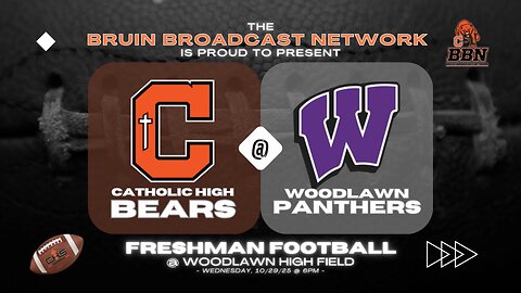 CHS Bears Freshman Football - Game #9 vs. Woodlawn Panthers @ Woodlawn - 10/27/25 @ 6:15p