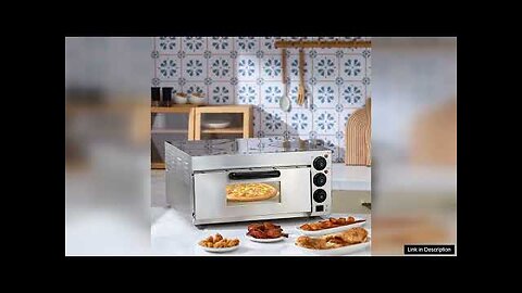 VEVOR Electric Countertop Pizza Oven 16-inch 1700W with Adjustable Temp and Time Review