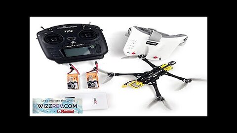 DarwinFPV FoldApe4 4 Inch Folding Long Range RC FPV Racing Drone RTF Review