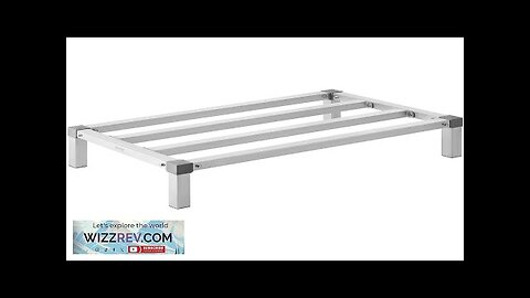 Newly Upgraded！VEVOR Aluminum Dunnage Rack Stationary Dunnage Rack 36” x 20” x Review