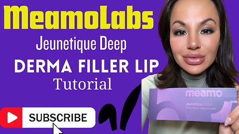 DIY Beauty Lip Tutorial MeamoLabs Jeunetique Deep Filler | Code: BeautyBunny 💸