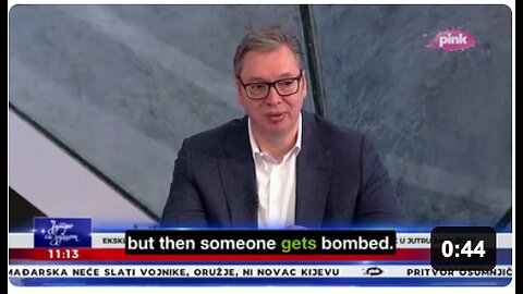 Serbia’s President Aleksandar Vucic says now the latest batch of Epstein files are out, "I expect an ATTACK on Iran."