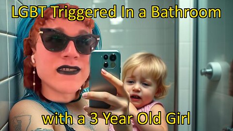 LGBT Triggered In a Bathroom with a 3 Year Old Girl