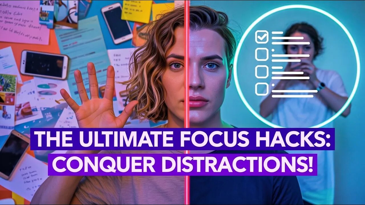 The Ultimate Focus Hacks: Conquer Distractions! #focus #hacks #distraction #Productivity