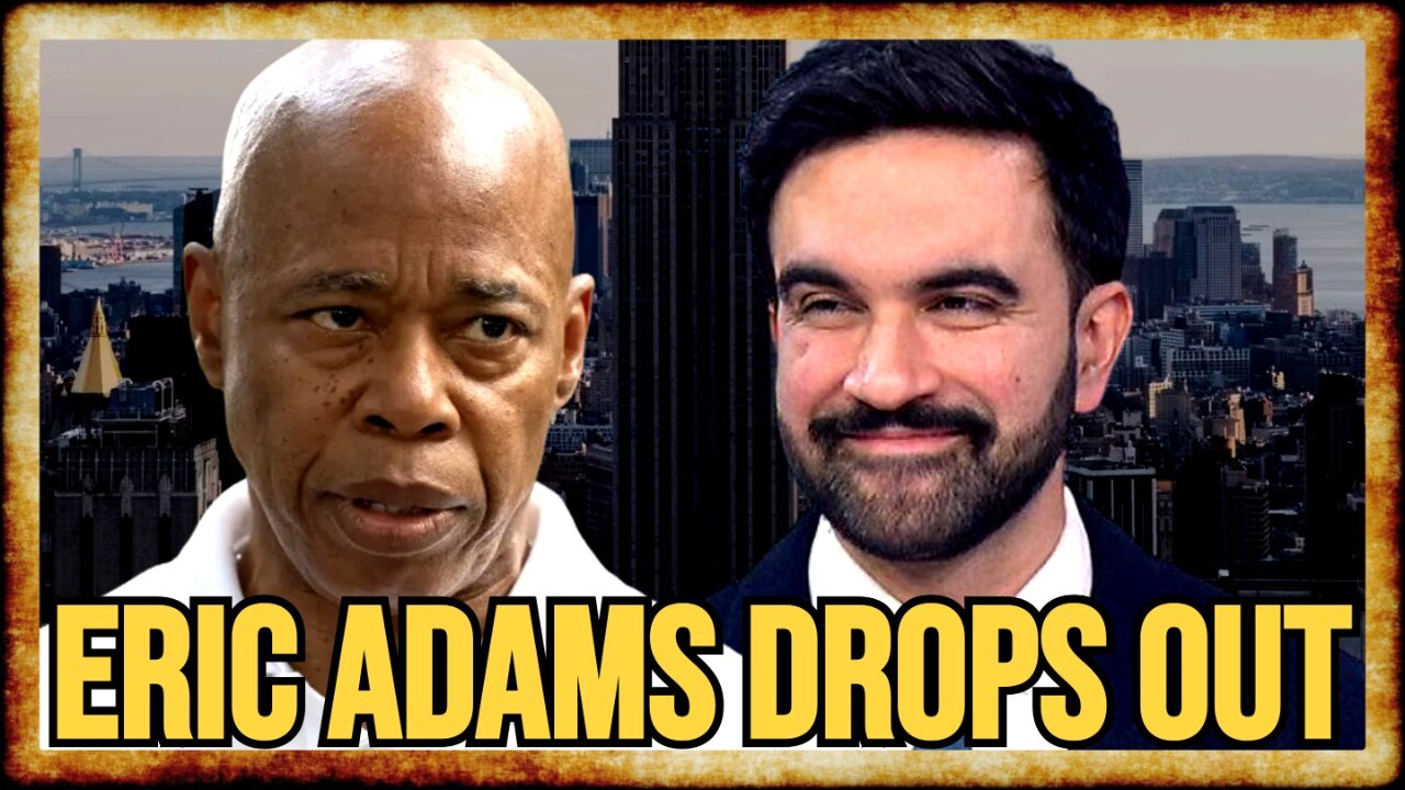 Eric Adams DROPS OUT of NYC Mayor's Race