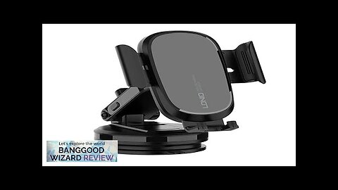 LDNIO MV21 15W Wireless Charger Car Phone Holder Grip Mobile Clamp Stand Review