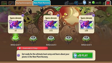 Plants vs Zombies 2 - Plant Nursery - Spore-shroom - October 2025